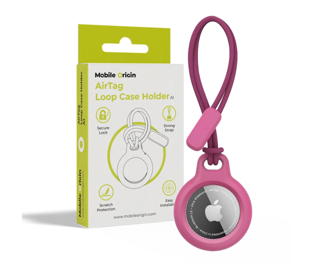 Mobile Origin Airtag Loop Case Holder A1 pink MO-ALCH-PNK-A1 - 1363057 - zdjęcie 2